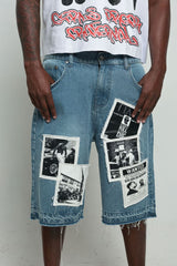 FRATERNAL - BLUE WATTBA JORTS