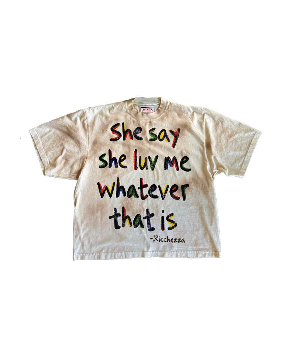 RICCHEEZA - She Say She Luv Me” Short Sleeve