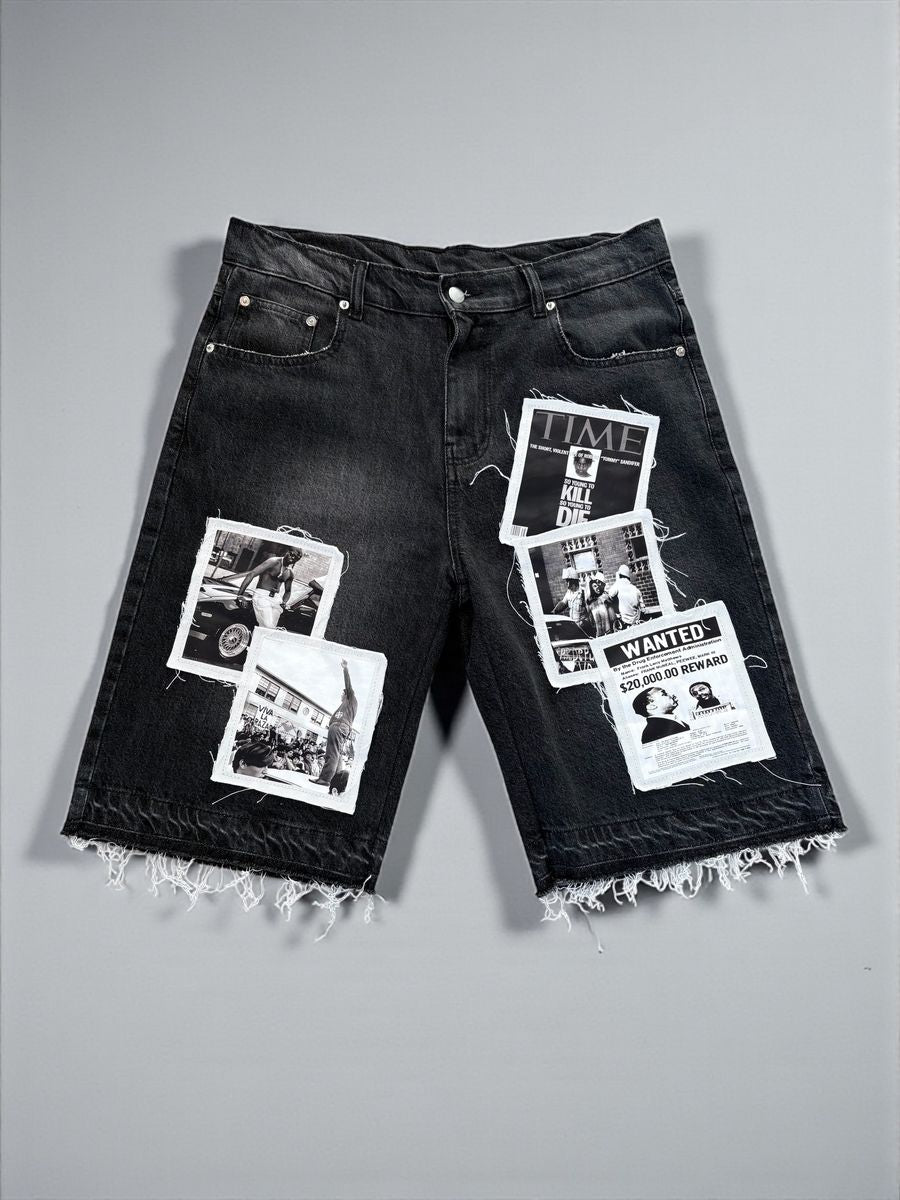 FRATERNAL - BLACK WATTBA JORTS