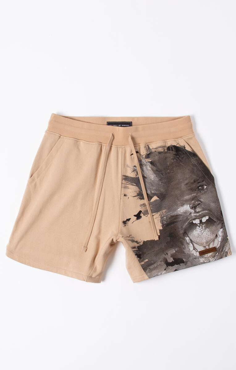 GFA - WIND BREAK SS KNIT SHORT - CREAM