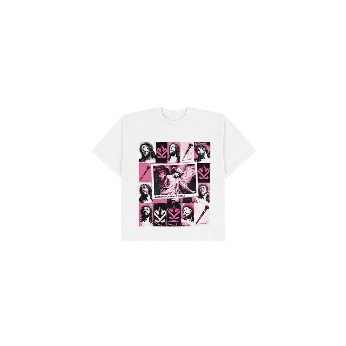 SAD BOY SAGA - Pink rider Tee