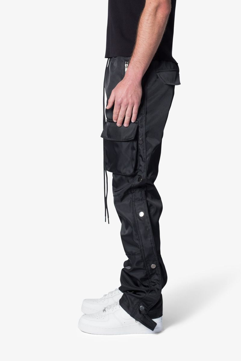 MNML - Snap Front Cargo Pants - BLACK