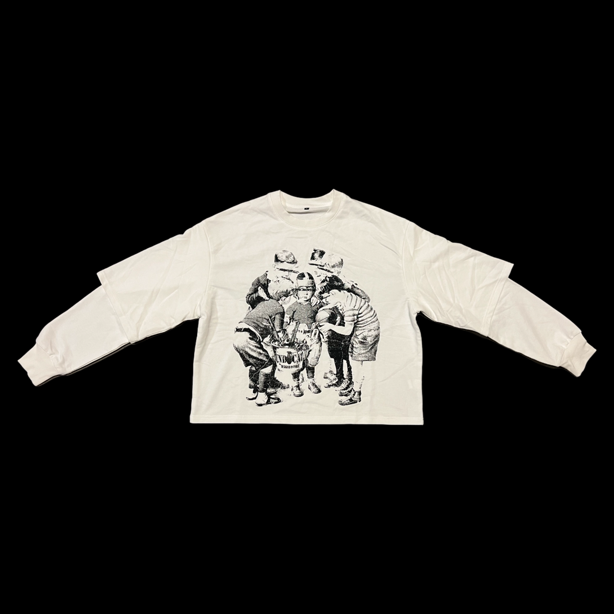 SYNDICATE - Out of Favor" Cropped White
