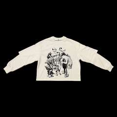 SYNDICATE - Out of Favor" Cropped White