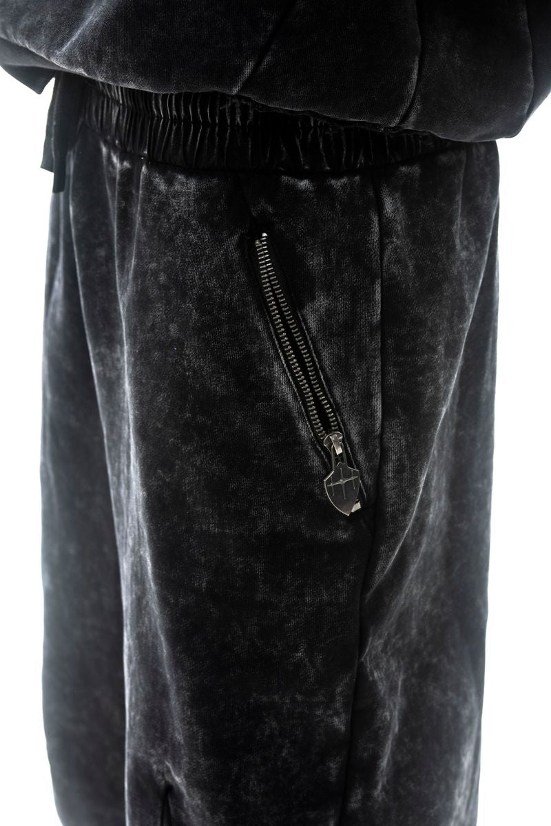 UNKNOWN - Garment-dyed heavyweight cotton fleece sweatpants