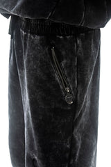 UNKNOWN - Garment-dyed heavyweight cotton fleece sweatpants