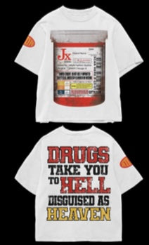 JETLYFE- Drugs Tee White