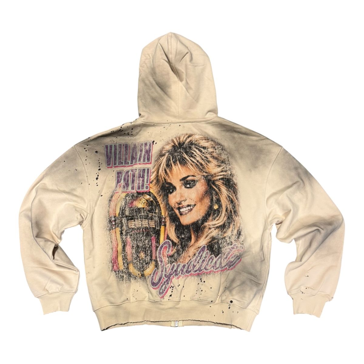 SYNDICATE- Villan" ZIp Up Beige OS