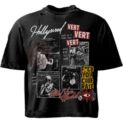 RETROVERT - Hollywood Vert Black T-Shirt