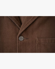 EPTM - BOXY TWILL SHIRT - BROWN
