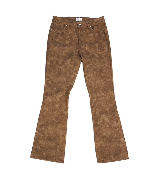 EPTM - ROADHOUSE FLARE PANTS - BROWN