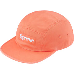 Supreme Washed Chino Twill Camp Cap (SS26) Peach (CJ)