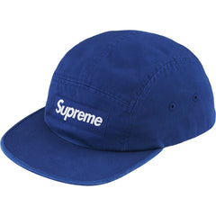 Supreme Washed Chino Twill Camp Cap (SS26) Blue (KH)