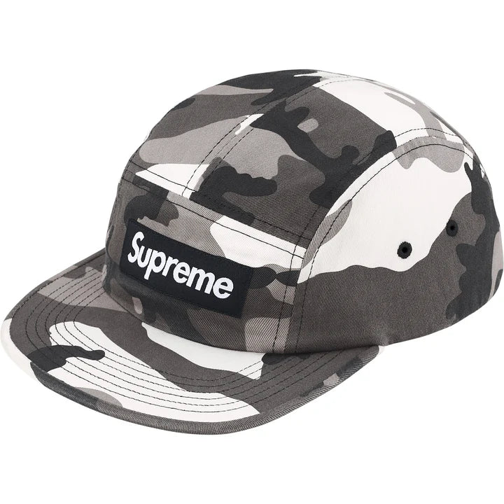 Supreme Washed Chino Twill Camp Cap (SS26) Snow Camo (CJ)