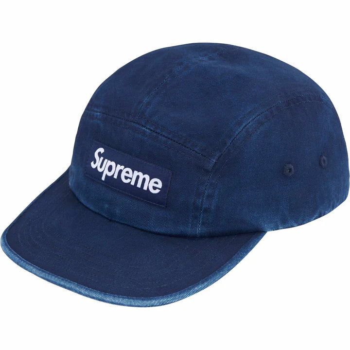 Supreme Washed Chino Twill Camp Cap (SS25) Royal (CJ)