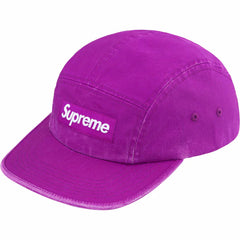 Supreme Washed Chino Twill Camp Cap (SS25) Purple (CJ)
