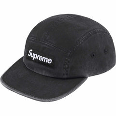 Supreme Washed Chino Twill Camp Cap (SS25) Black (CJ)