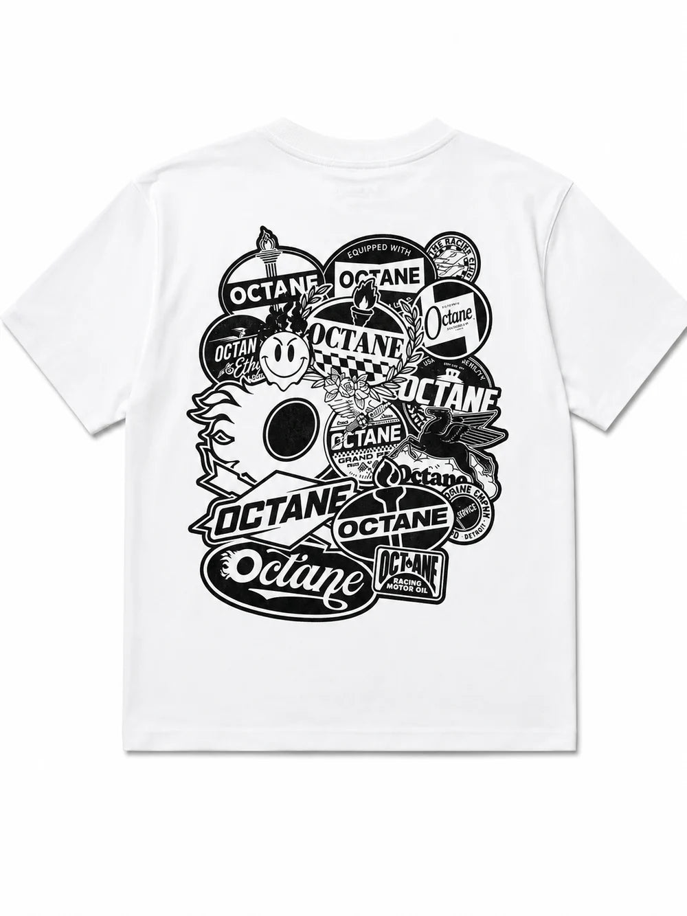 OCTANE 5 YEAR ANNIVERSARY SHIRT White/Black