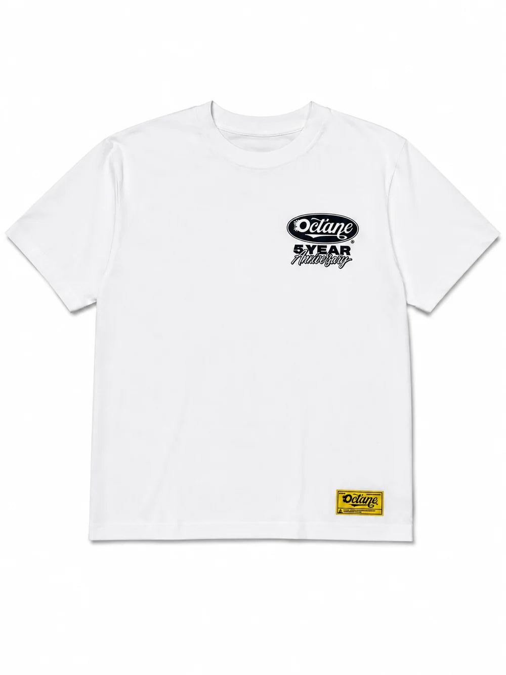 OCTANE 5 YEAR ANNIVERSARY SHIRT White/Black
