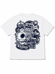 OCTANE 5 YEAR ANNIVERSARY SHIRT White/Navy