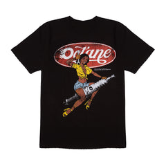 OCTANE Girl Spark Plug Tee BLACK