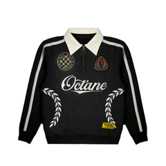 OCTANE WORLD CUP QUARTER ZIP SWEATSHIRT(BLACK)