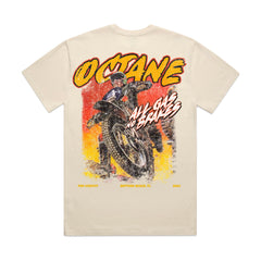 OCTANE MOTORCROSS COMIC BIKER CREAM TEE