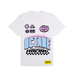 OCTANE MOTORCROSS LOGO WHITE TEE