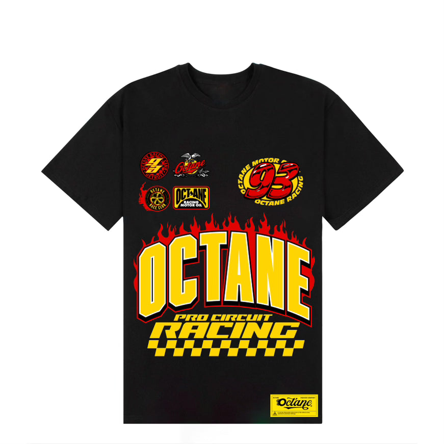 Octane Performance Logos OCTANE MOTORCROSS LOGO BLACK TEE – AGENDA