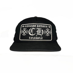 Chrome Hearts CH LONDON Trucker Hat Black/Black (CJ)