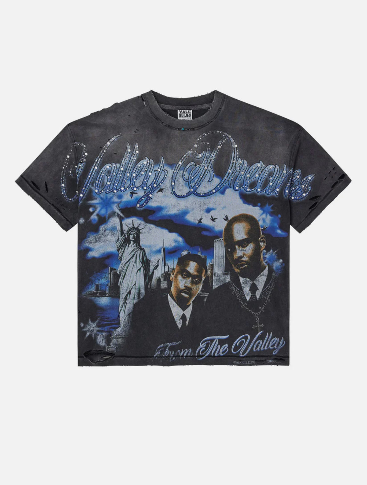 VALE FOREVER GODFATHER BLACK BLING TEE (VJ)
