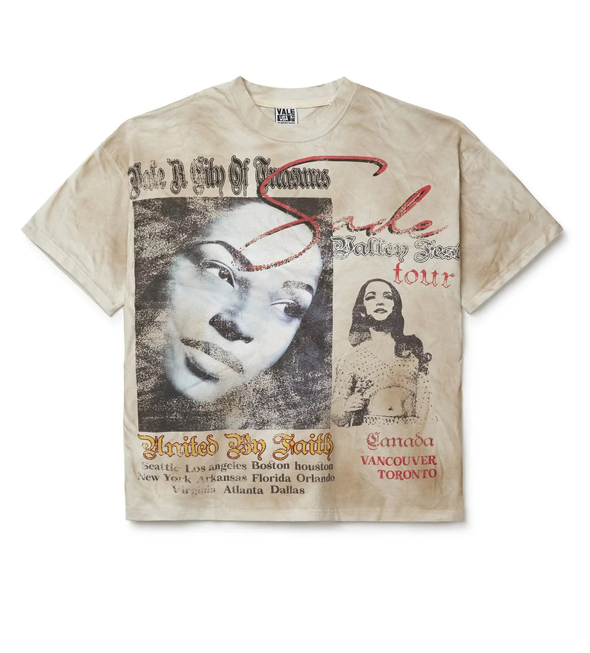 VALE FOREVER VALLEY TOUR TEE SADE CREAM (MC)