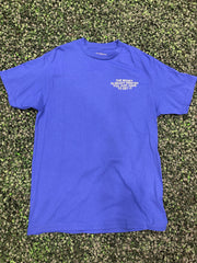 Born Broke Die Rich Print Money Royal Blue Shirt