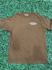 Born Broke Die Rich Print Money Brown Shirt