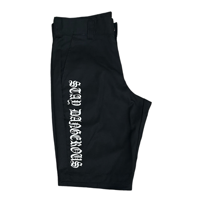 Stay Dangerous Dickie Shorts Black