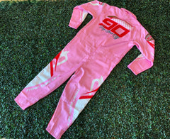 Trap Goin Off Racer Suit Pink