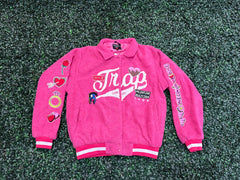 Trap Goin Off Pink Valentine's Fleece Jacket