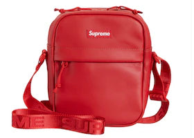 Supreme Leather Shoulder Bag Red (CJ)