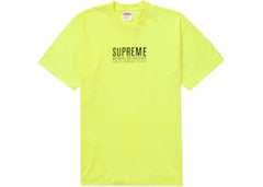 Supreme Paris Tee Fluorescent Yellow (DM)