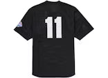 Supreme S Logo Baseball Henley (SS25) Black (CJ)