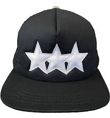Chrome Hearts Leather Star Trucker Hat Black/White (JM)