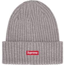 Supreme Overdyed Beanie (SS25) Metallic Silver (CJ)