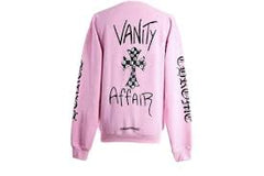 Chrome Hearts Matty Boy Vanity Affair Crewneck Sweatshirt Pink (JW)