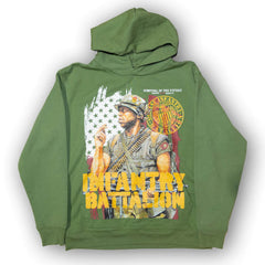 OCTANE GREEN MILITARY HOODIE