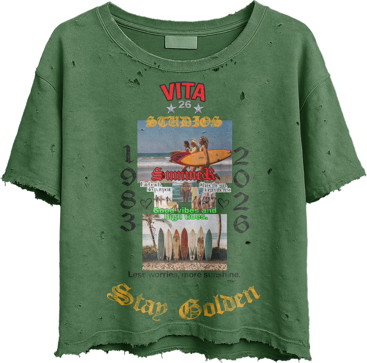 VISION IS THE ART - Stay Golden Tee