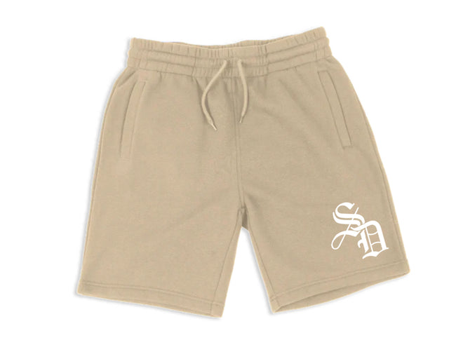 Stay Dangerous Sweat shorts Tan