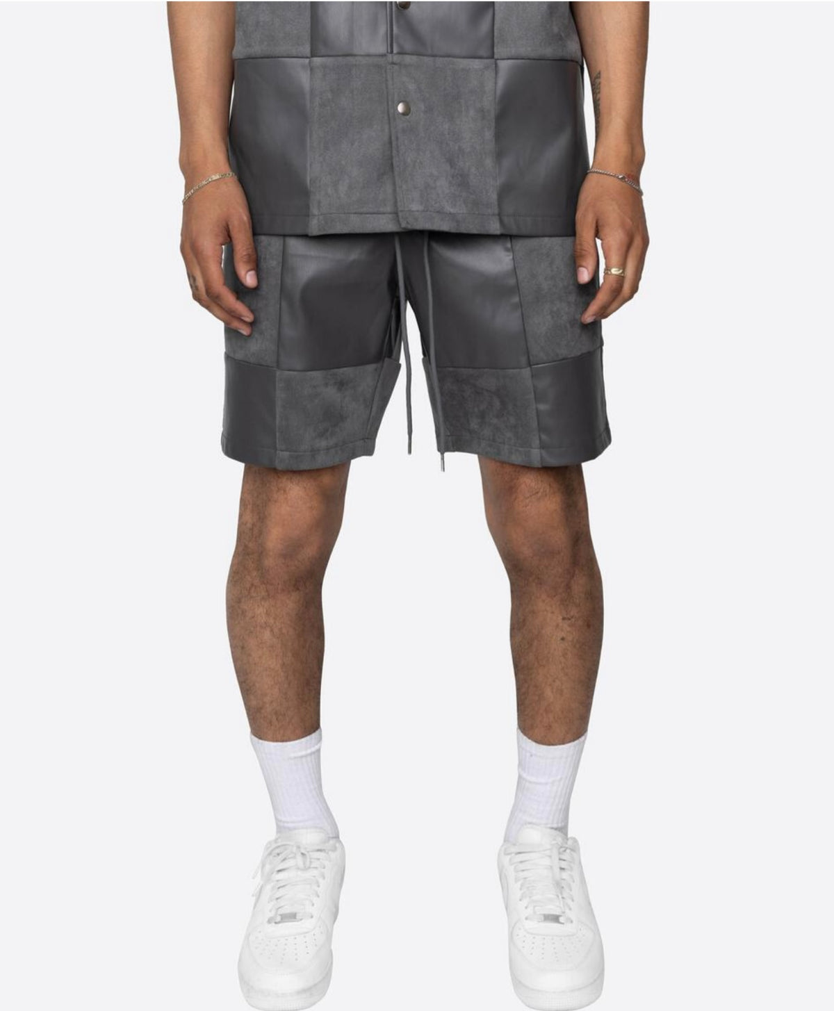 EPTM - CHECKER SHORT  - GREY