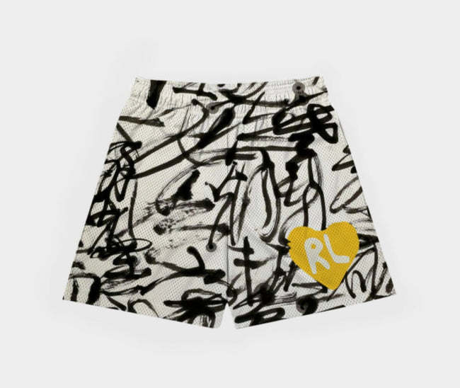 RED LETTERS -  DOODLE SHORTS