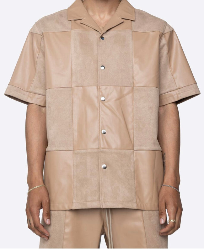 EPTM - CHECKER SHIRT  - KHAKI