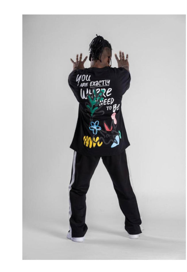 FINCH LA - MOMENT TEE - BLACK